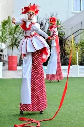 arlequines en zancos 2016